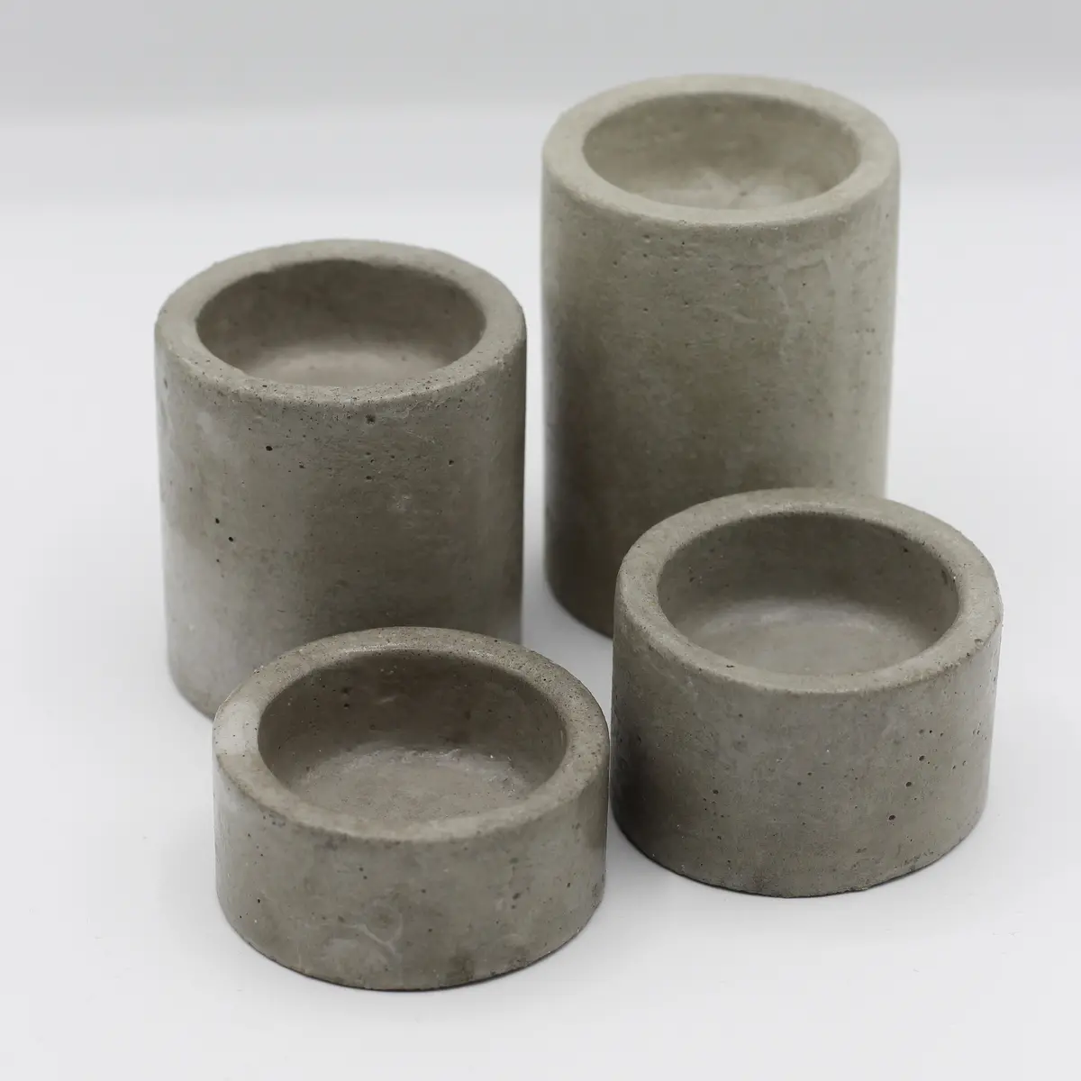 Beton Teelicht ; „Der 4Er“ 1