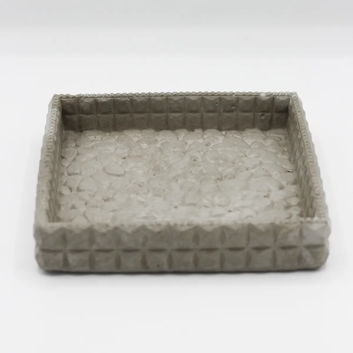 Betonschale ; Schmuckschale „Eckig“ Schale; Untersetzer 1