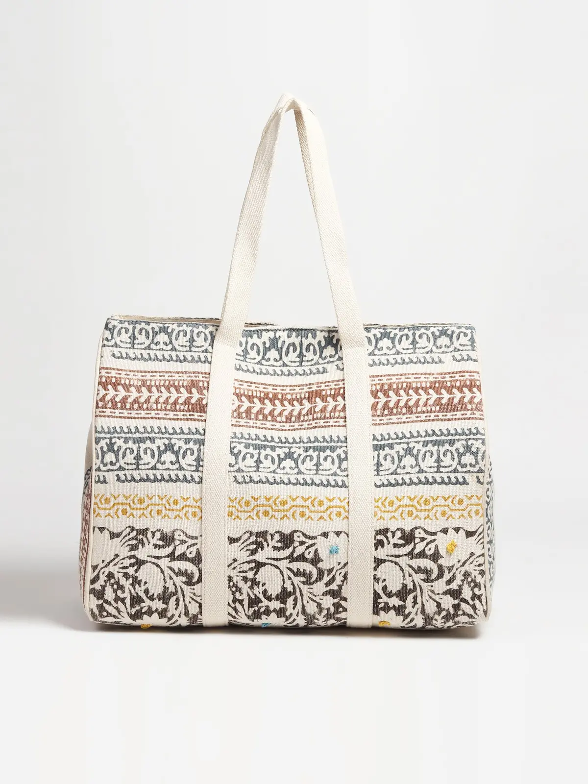 Dikt - Hand Block Cotton Printed Tote Bag 1