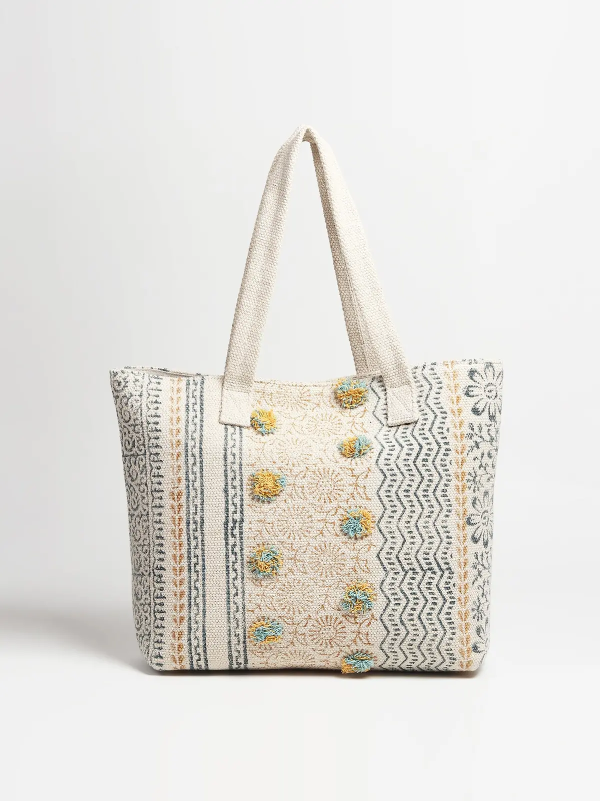 Mars - Hand Block Cotton Printed Tote Bag 1