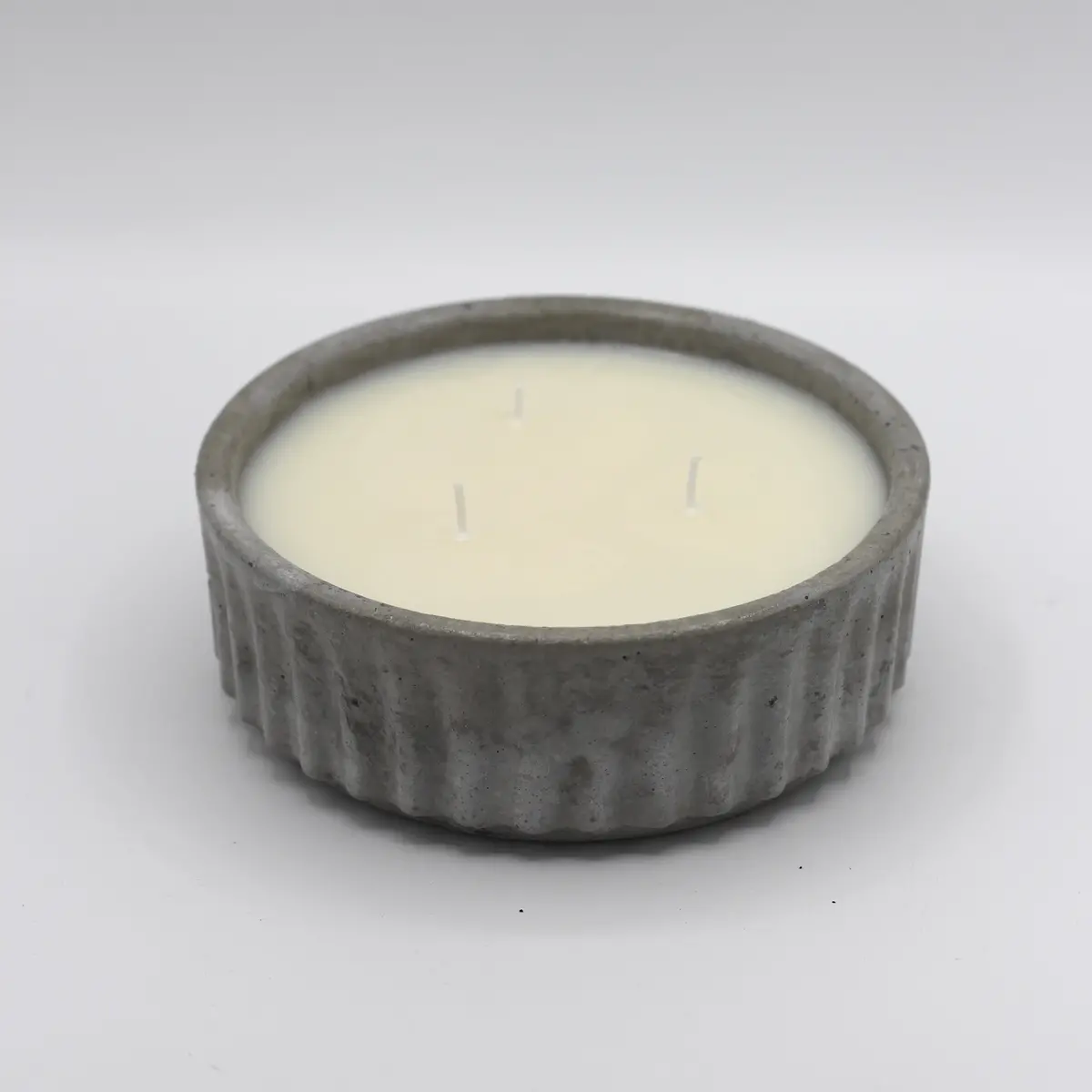 Betonkerze Schale ; Outdoor ; Kerzenschale Mit 3 Dochten 1