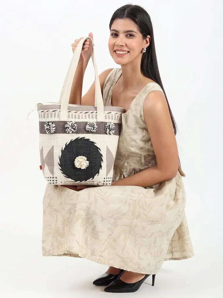Sibura - Cotton Printed Tote Bag 1