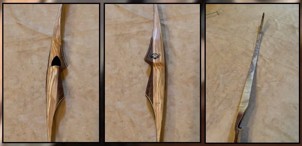 Bwana Bows Kufa Longbow, Rh, 55# @ 28", 62" Amo 1