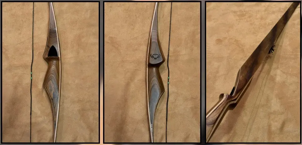 Bwana Bows Kufa 1 Piece Longbow, Lh, 46# @ 28", 62" Amo 1