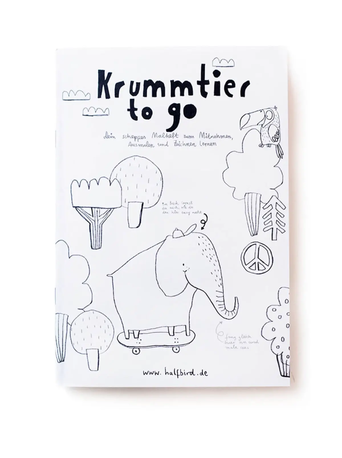 Malheft "Krummtier To Go" 1