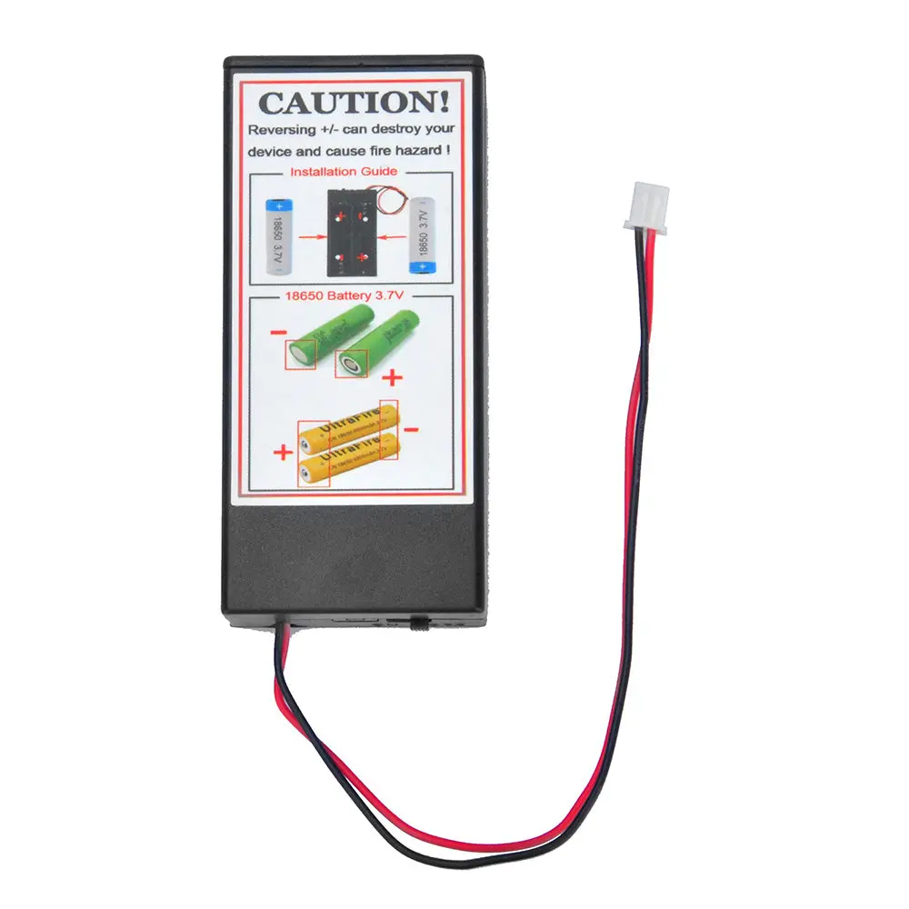 18650 Battery Box With 2Pin Connector For Osoyoo Robot Car (Model: #2018001700) 1