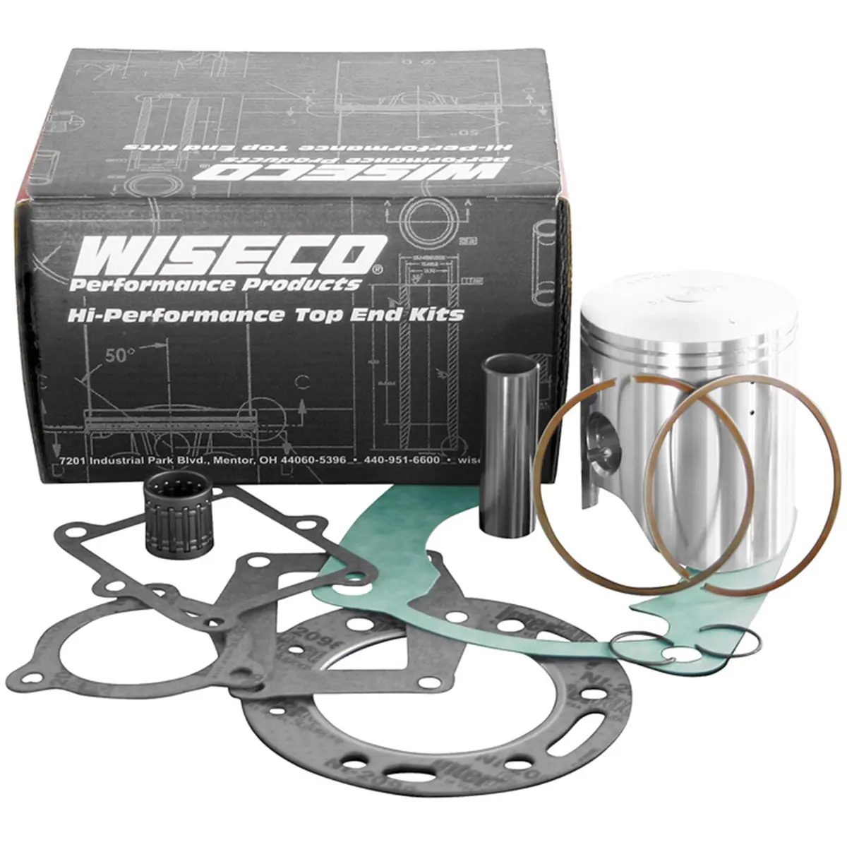 Top End Rebuild Kit - 03-07 Suz Rm250 (823M) Thru 2010 Europe Piston Pk1211 1