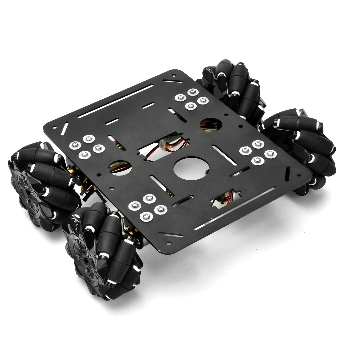 Mecanum Wheel Robotic Car Metal Chassis For Arduino / Raspberry Pi Or Other Main Board 1