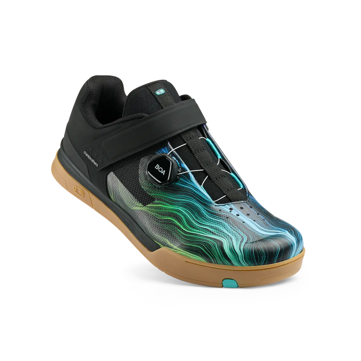 Mallet Boa® Clip-In Shoes - Black/Blue Swirl 1