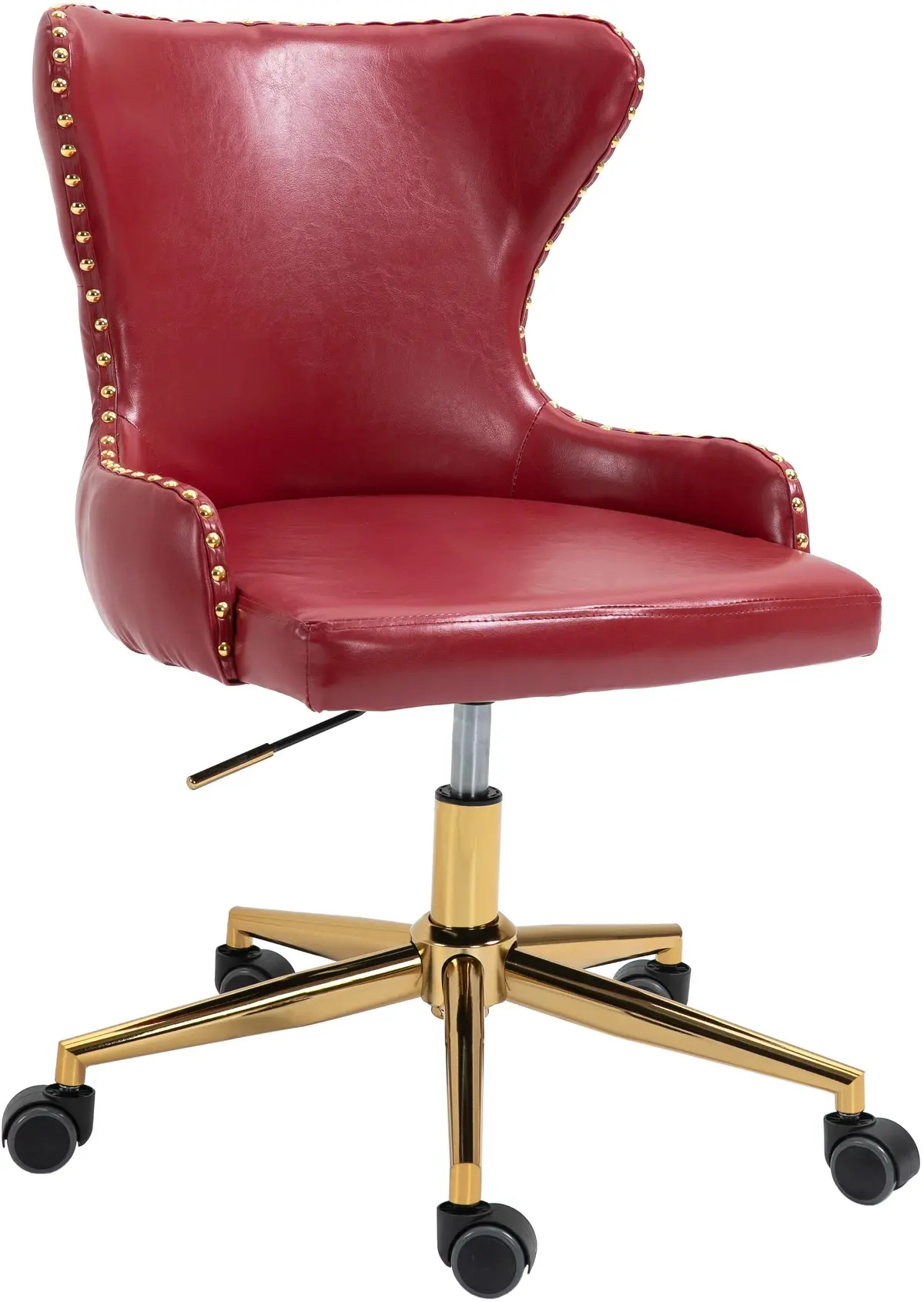 Hendrix Red Faux Leather Office Chair 1