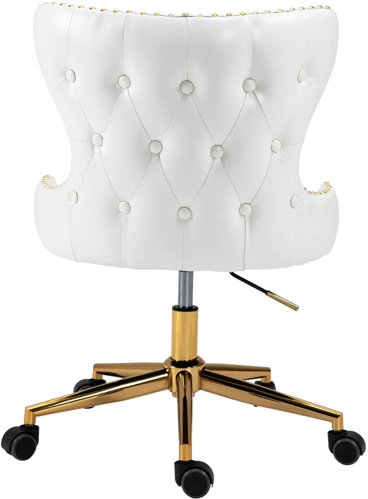 Hendrix White Faux Leather Office Chair 2