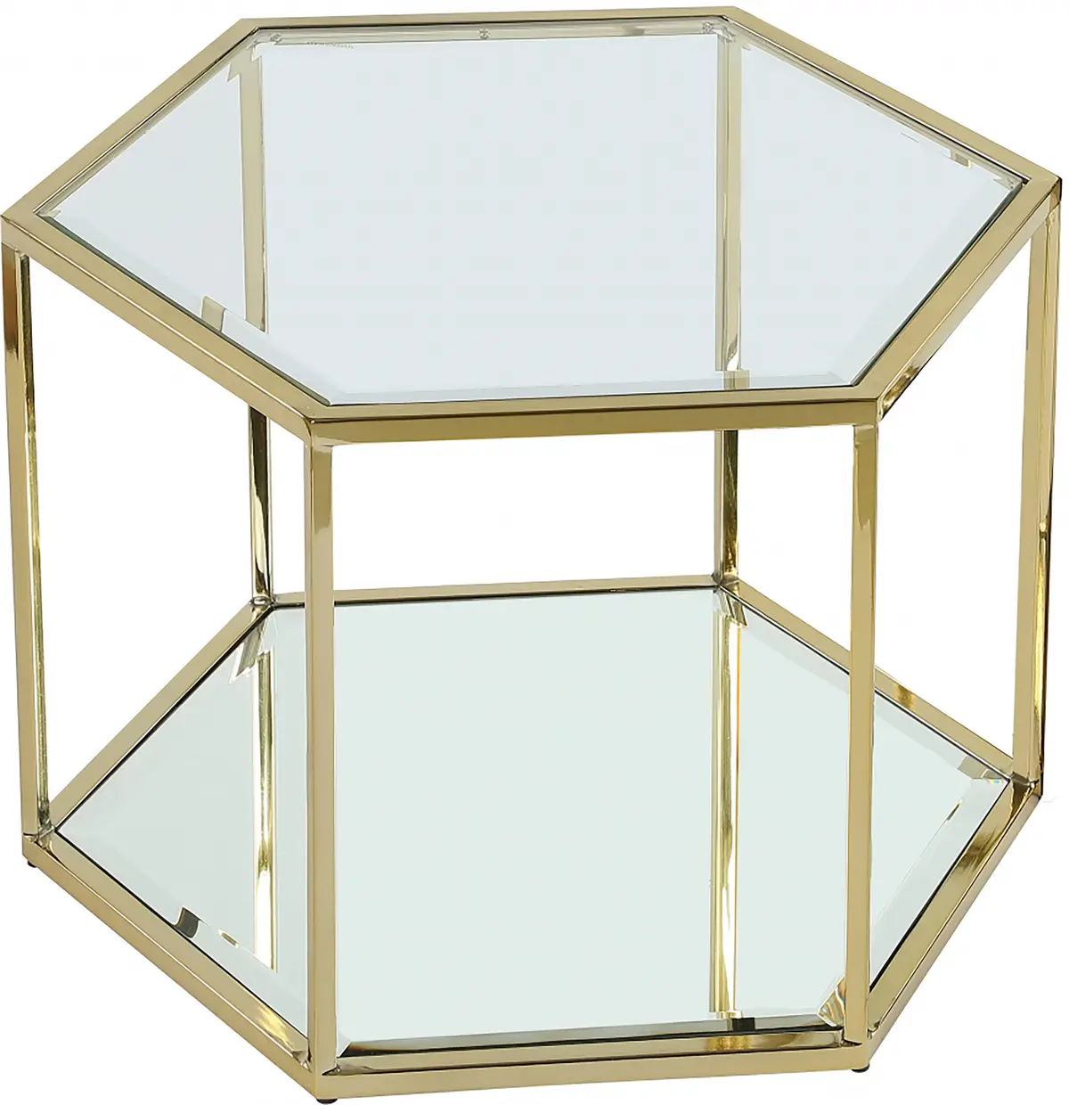 Sei Brushed Gold Coffee Table 1