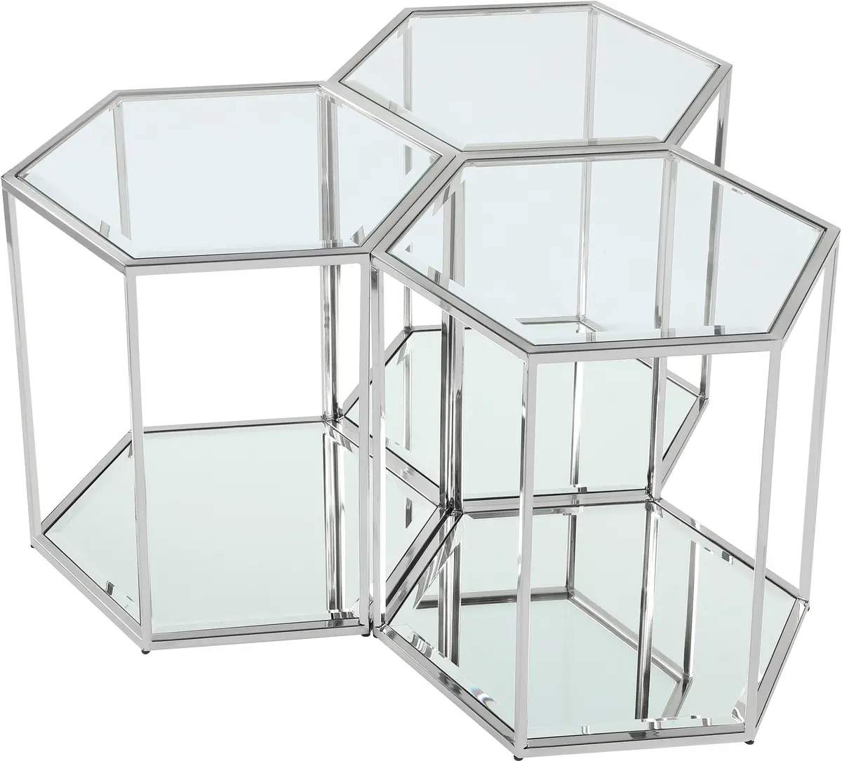 Sei Chrome End Table 1