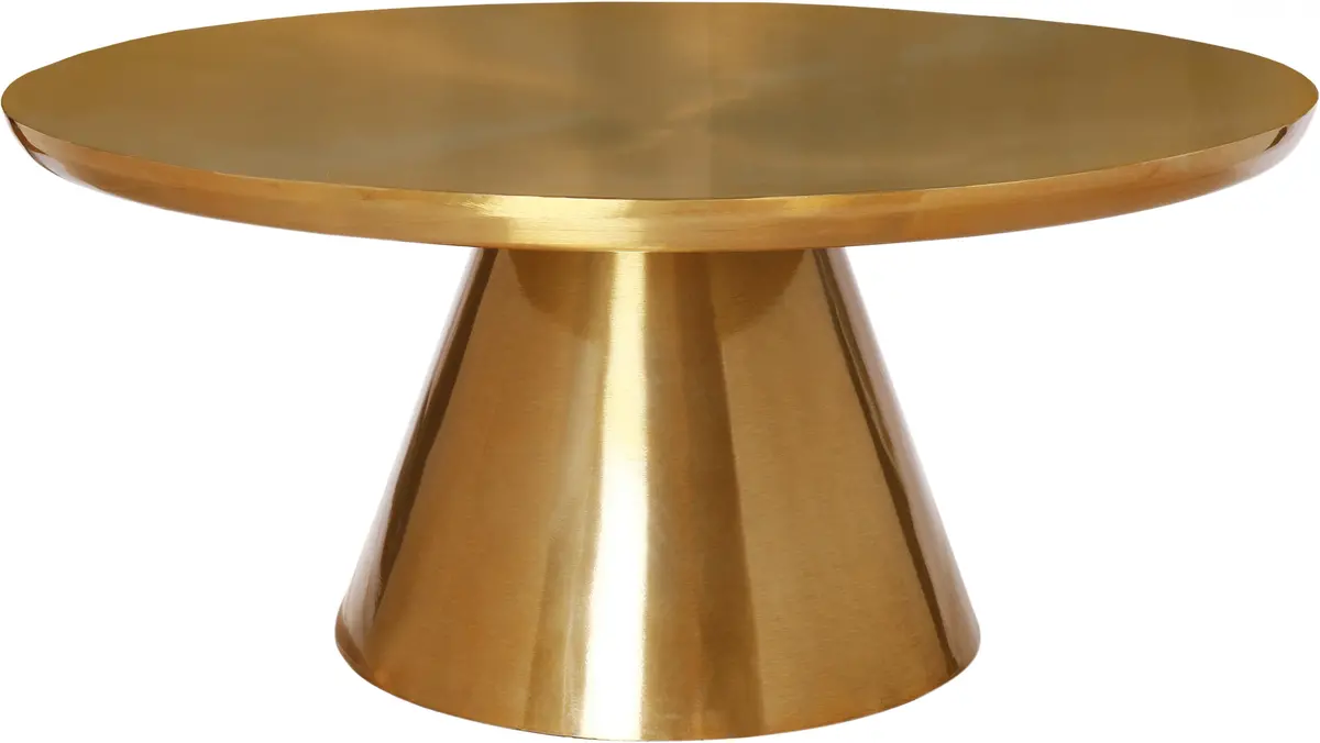 Martini Brushed Gold Coffee Table 1