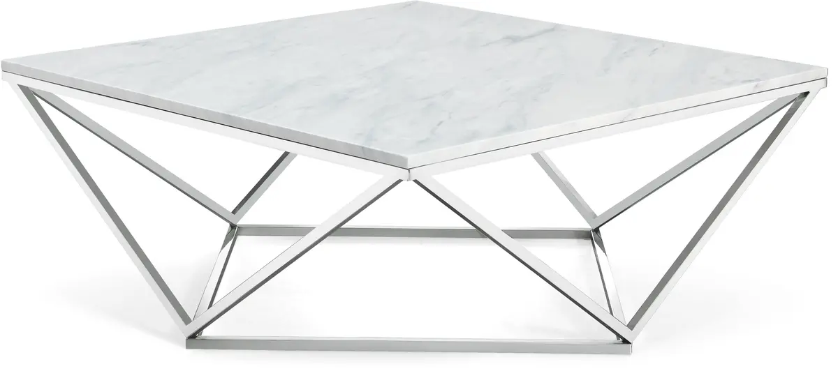 Skyler Chrome Coffee Table 1
