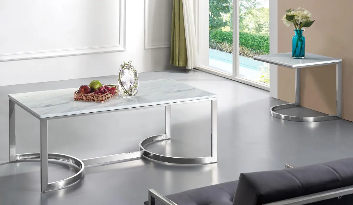 Copley Chrome Coffee Table 2