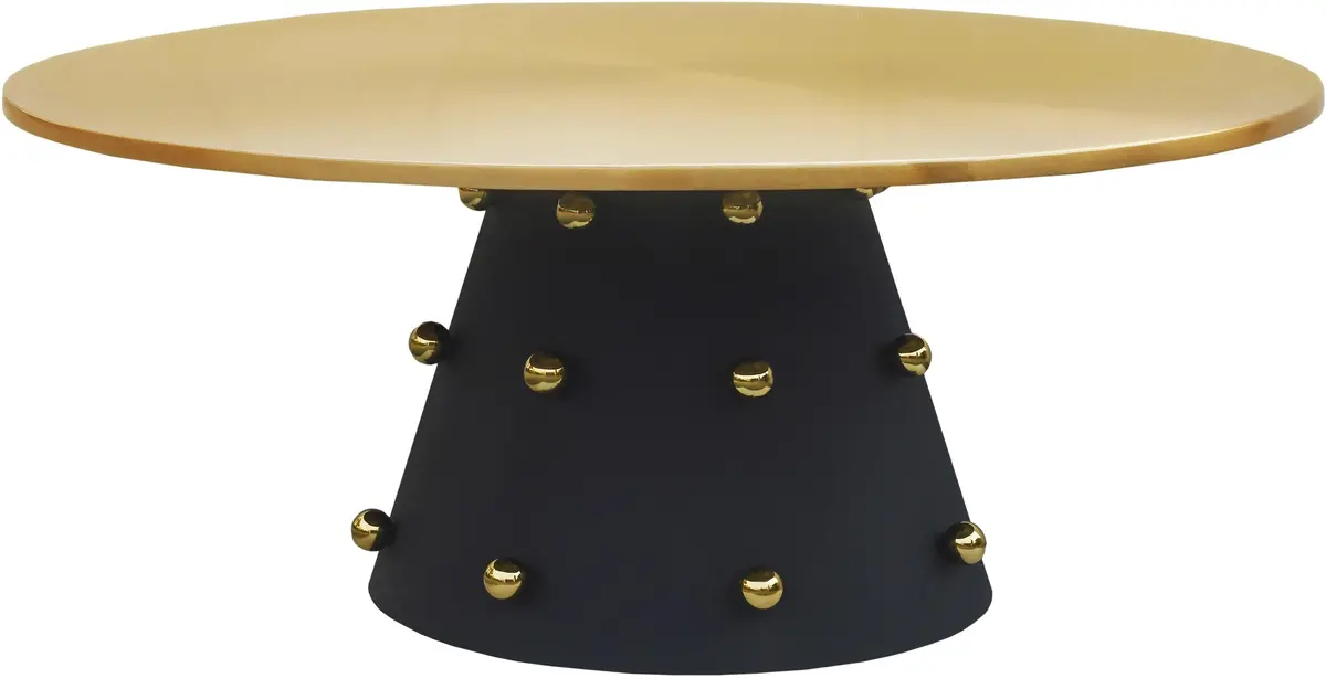 Raven Black / Gold Coffee Table 1