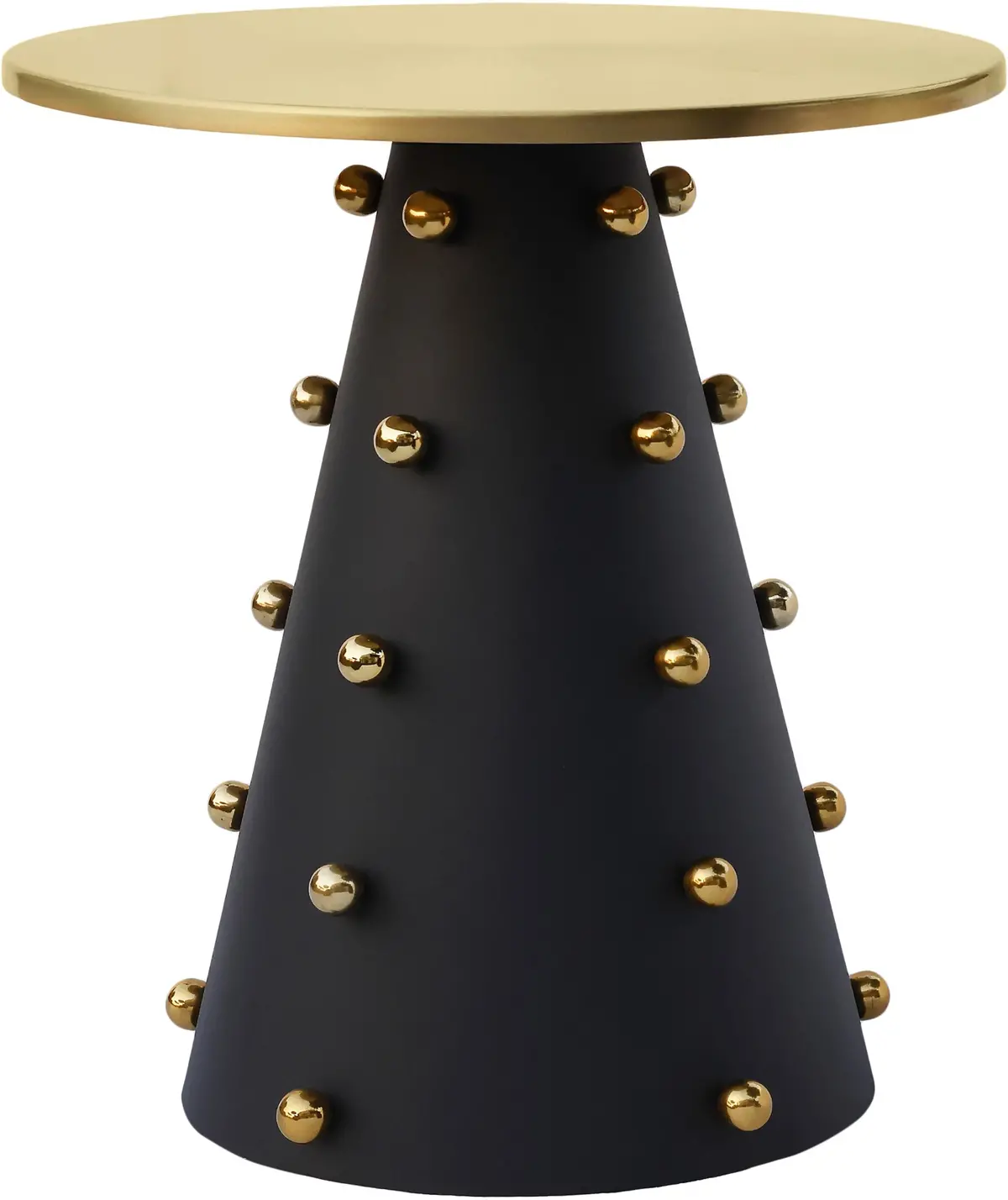Raven Black / Gold End Table 1