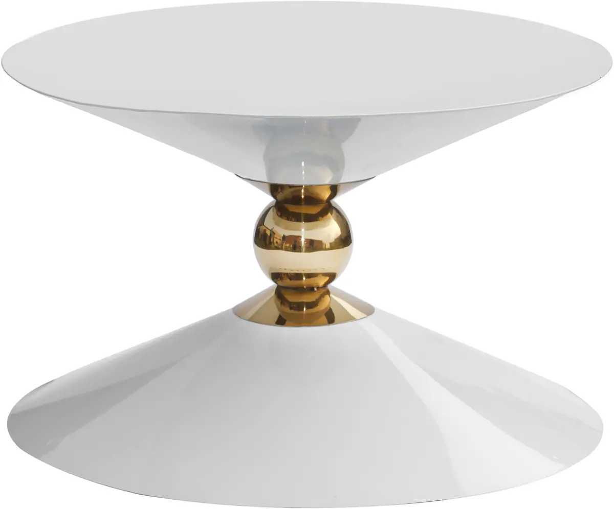 Malia White / Gold Coffee Table 1