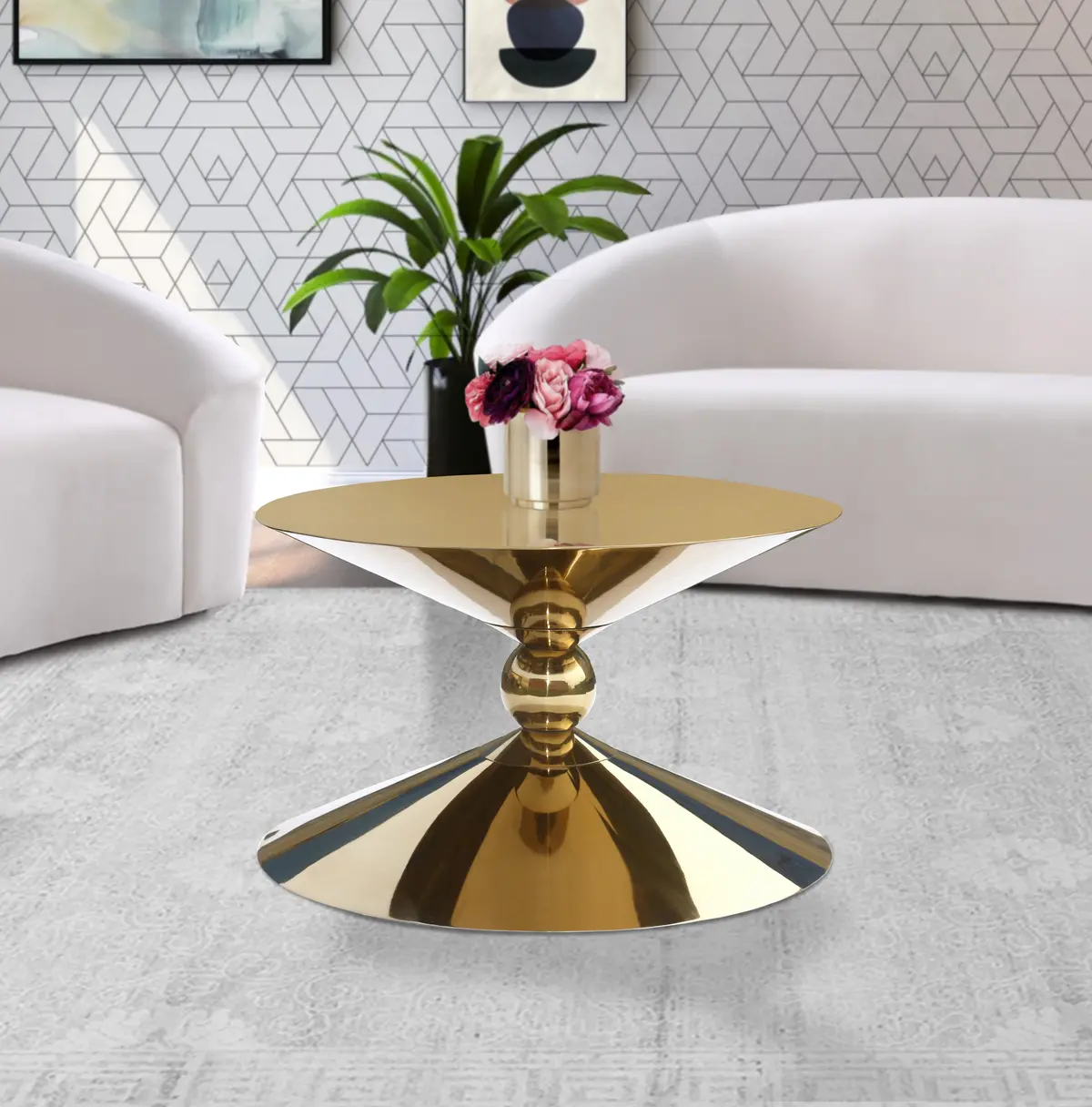 Malia Gold Coffee Table 2