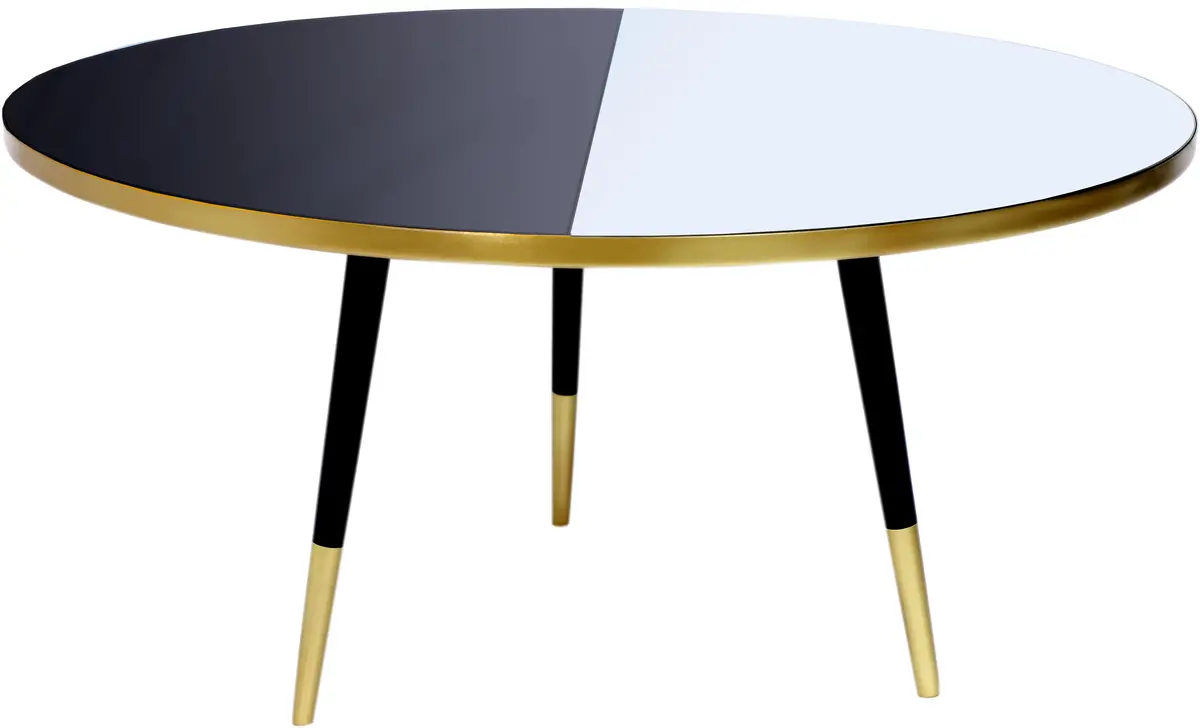 Reflection Gold / Black Coffee Table 1