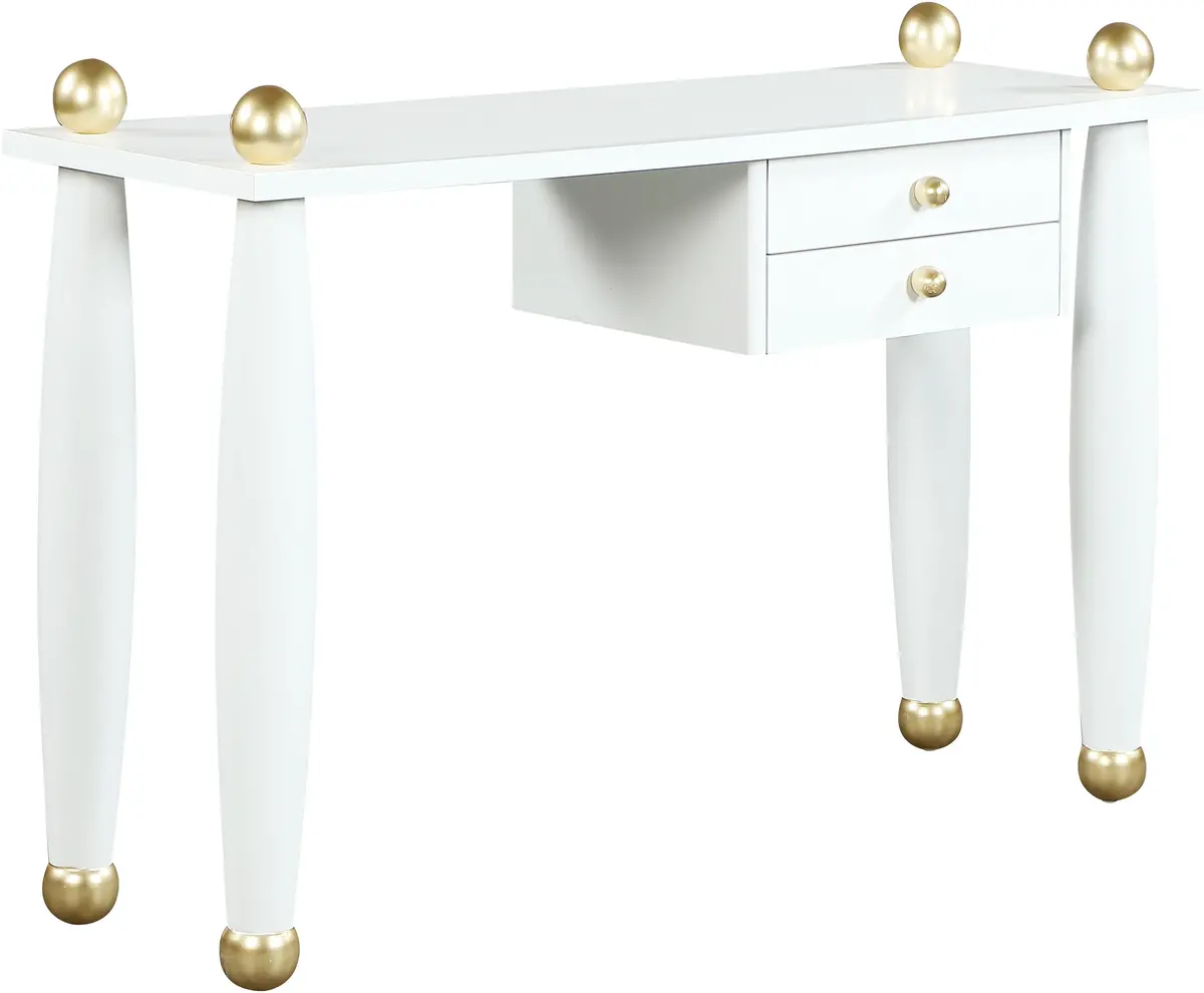 Etro White / Gold Desk/Console 1