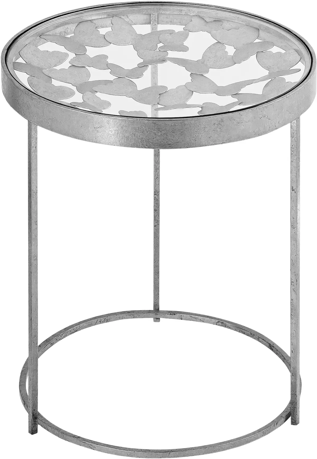 Butterfly Silver End Table 1