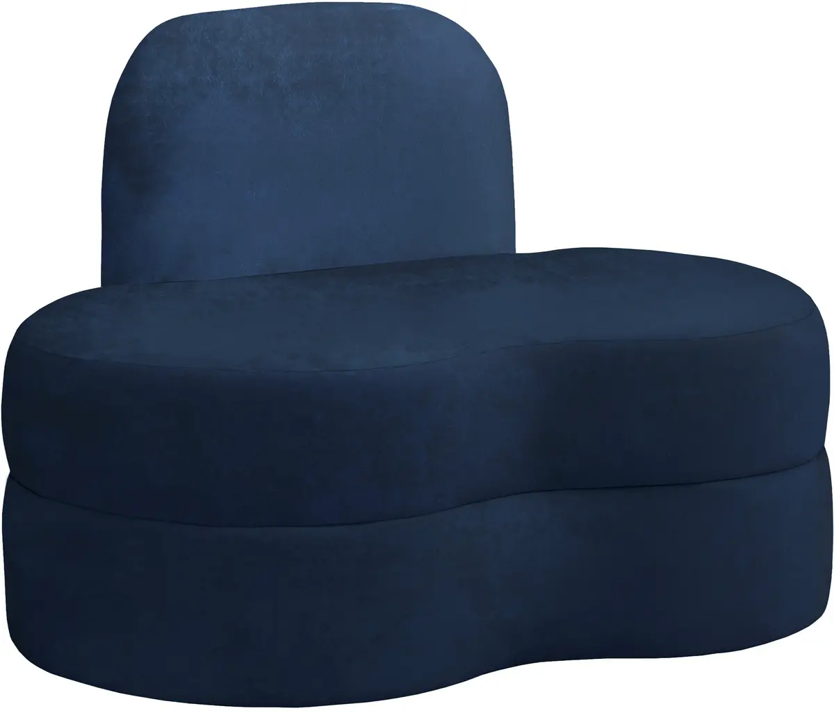 Mitzy Navy Velvet Chair 1