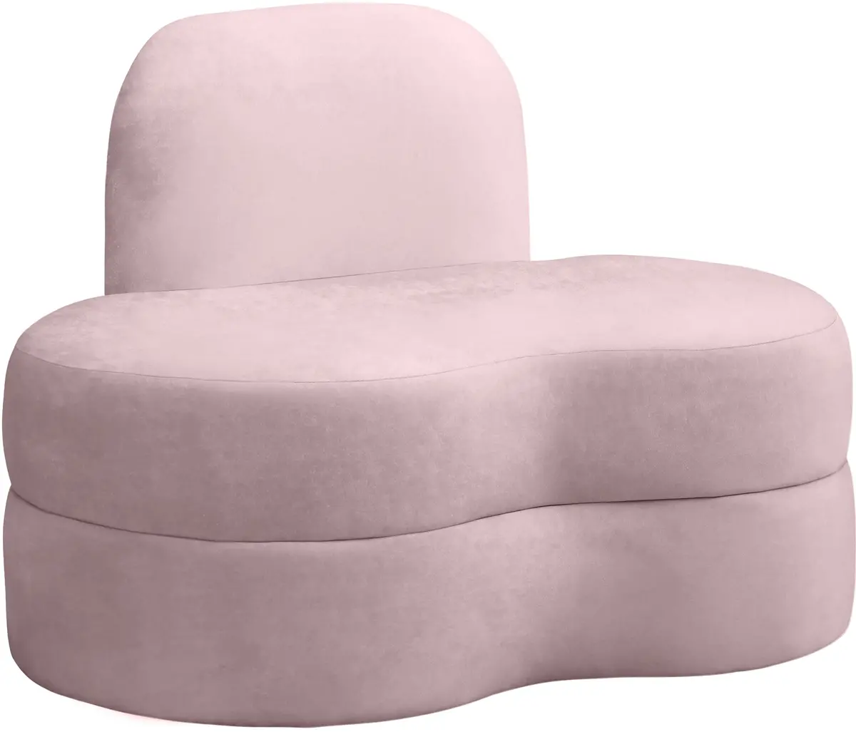 Mitzy Pink Velvet Chair 1