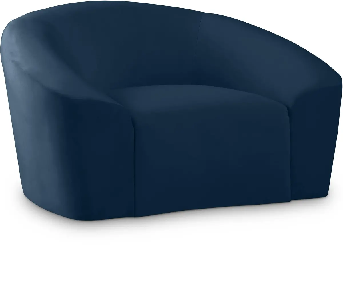 Riley Navy Velvet Chair 1