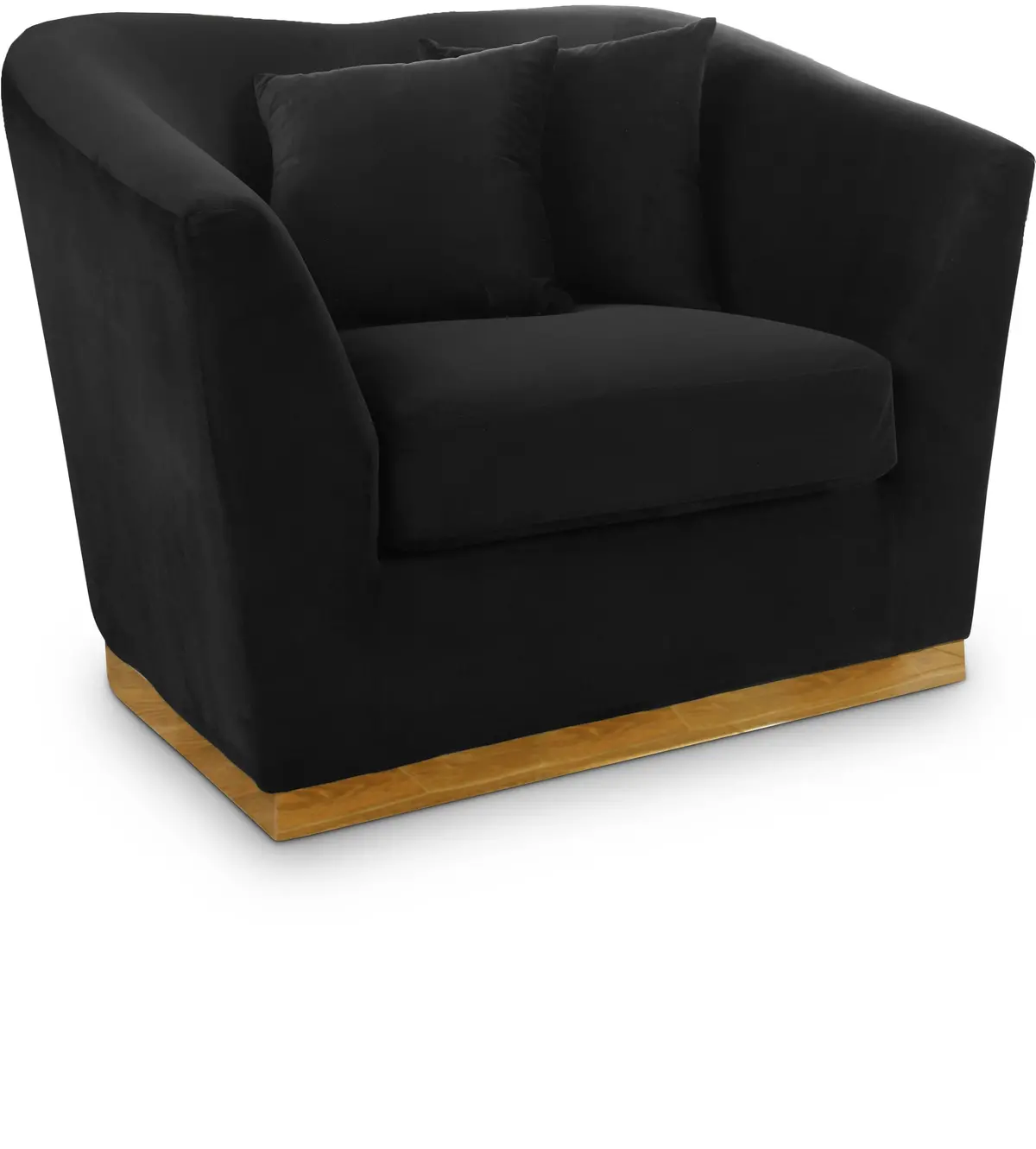 Arabella Black Velvet Chair 1