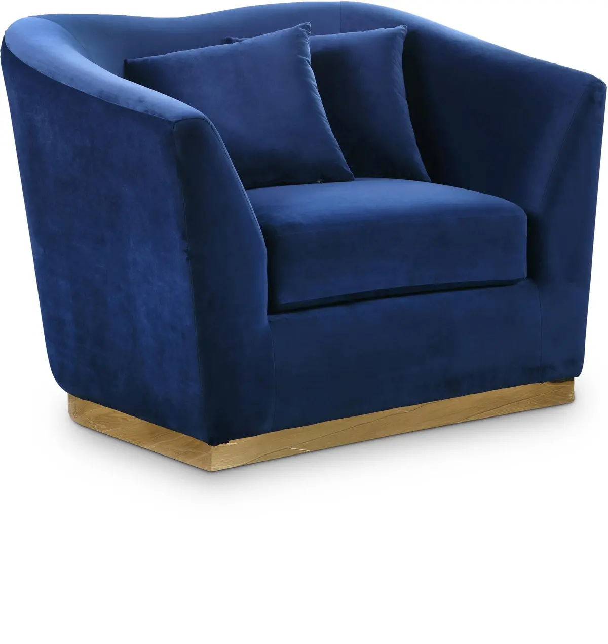 Arabella Navy Velvet Chair 1