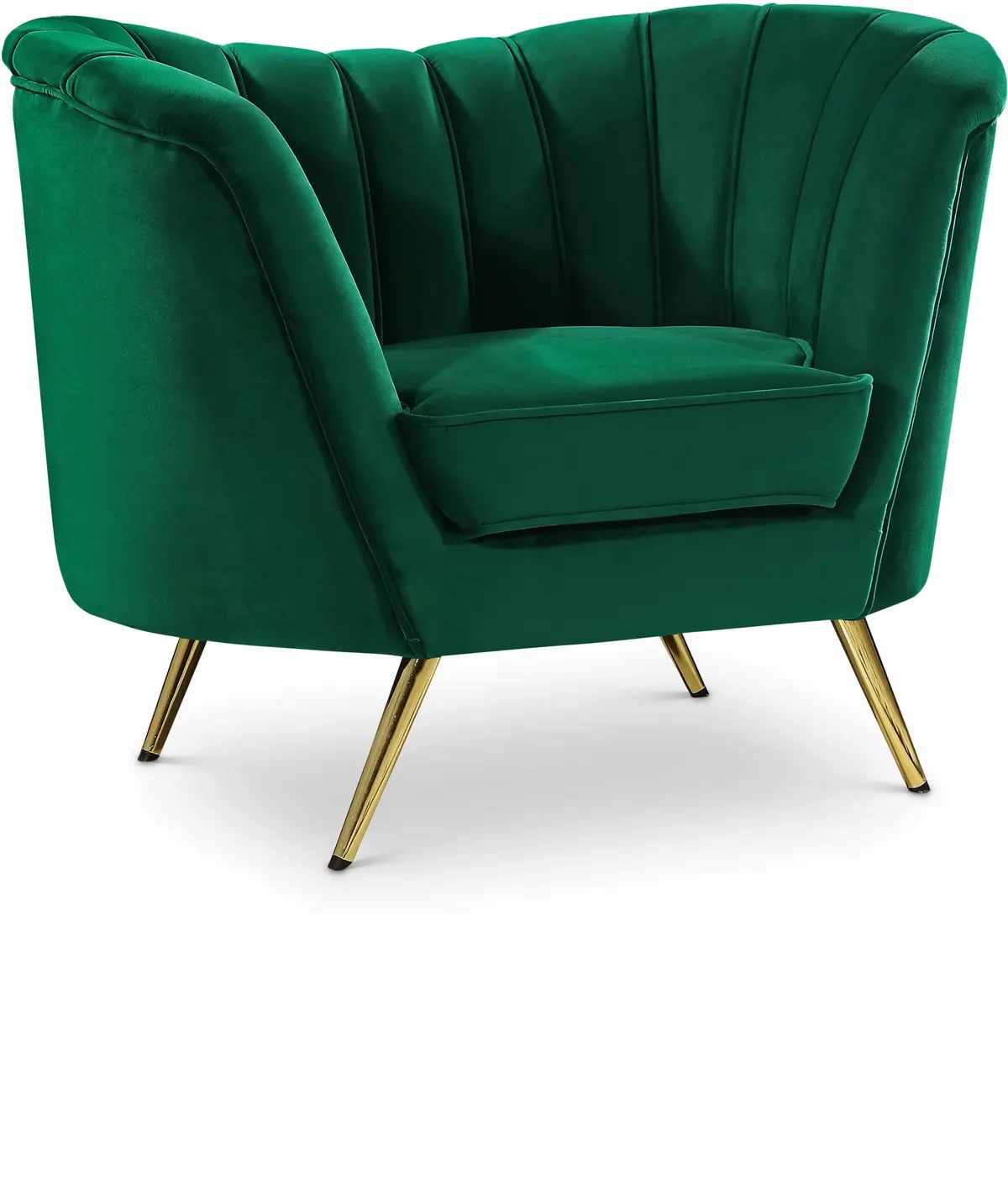 Margo Green Velvet Chair 1