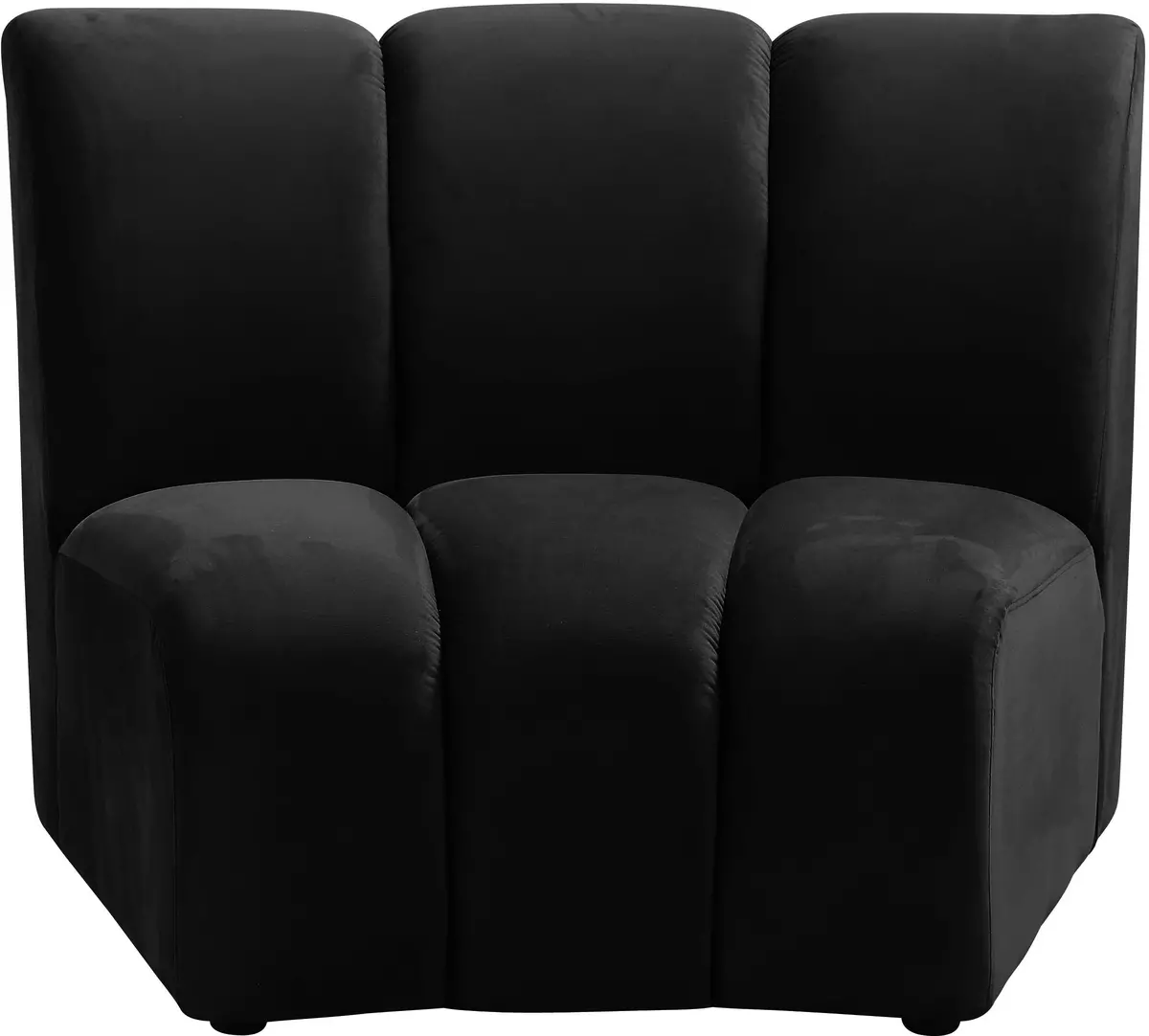 Infinity Black Velvet Modular Chair 1
