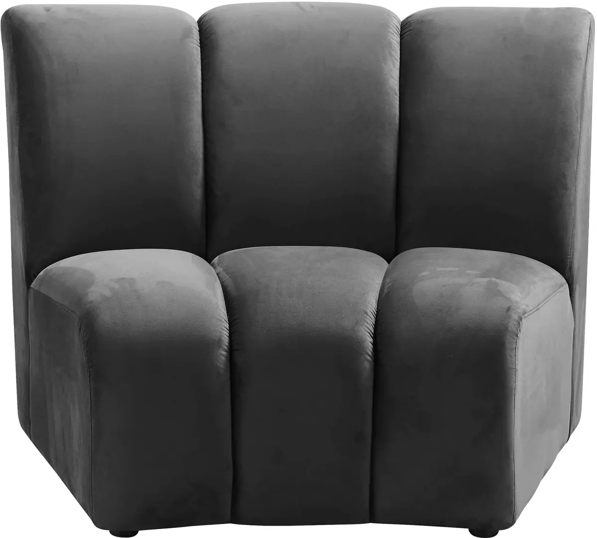 Infinity Grey Velvet Modular Chair 1