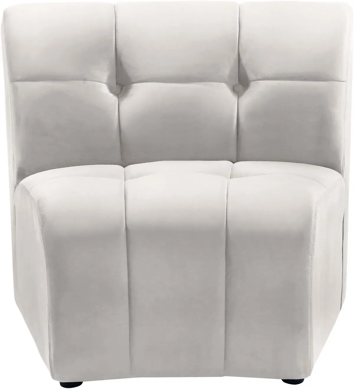Limitless Cream Velvet Modular Chair 1