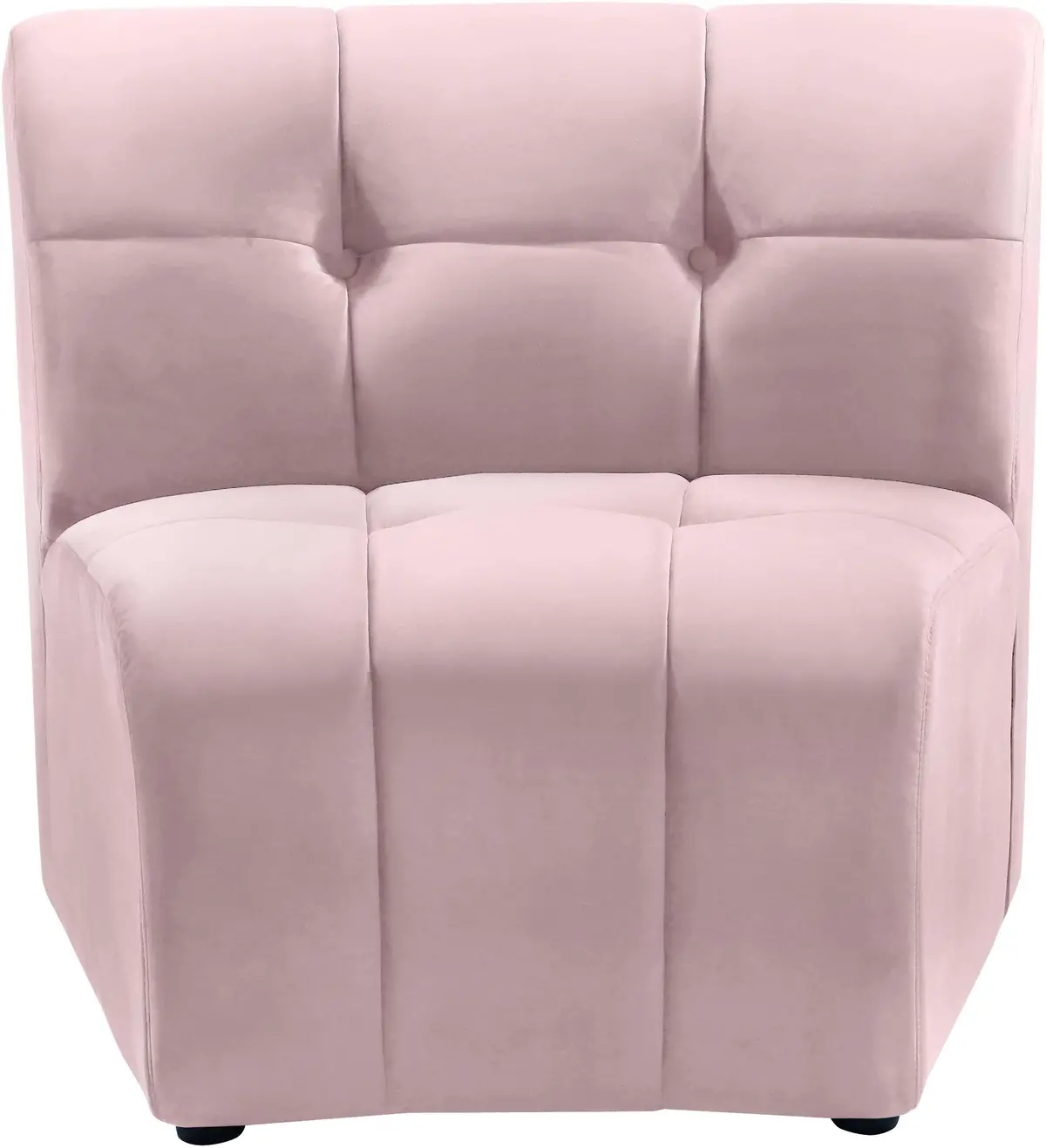 Limitless Pink Velvet Modular Chair 1
