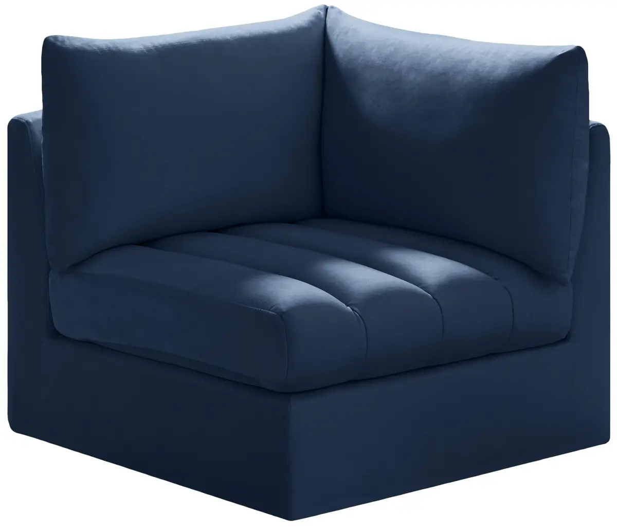 Jacob Navy Velvet Corner 1