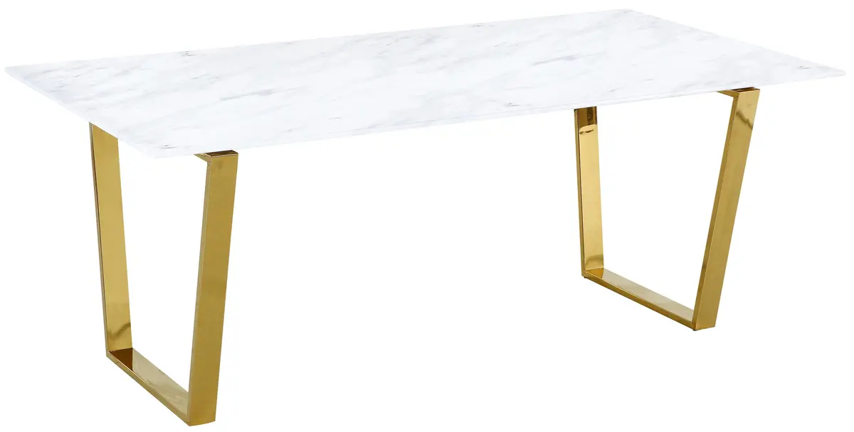 Cameron Gold Dining Table 1