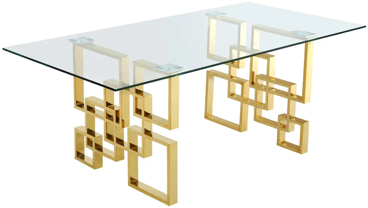 Pierre Gold Dining Table 1