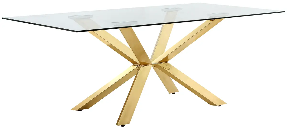 Capri Gold Dining Table 1