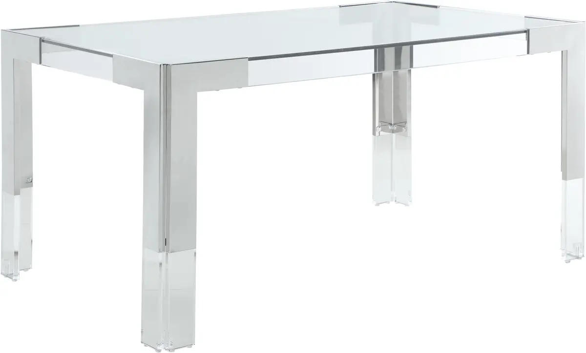 Casper Rich Chrome Dining Table 1