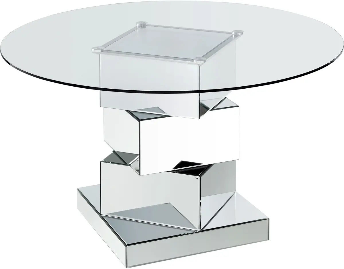 Haven Chrome Dining Table 1
