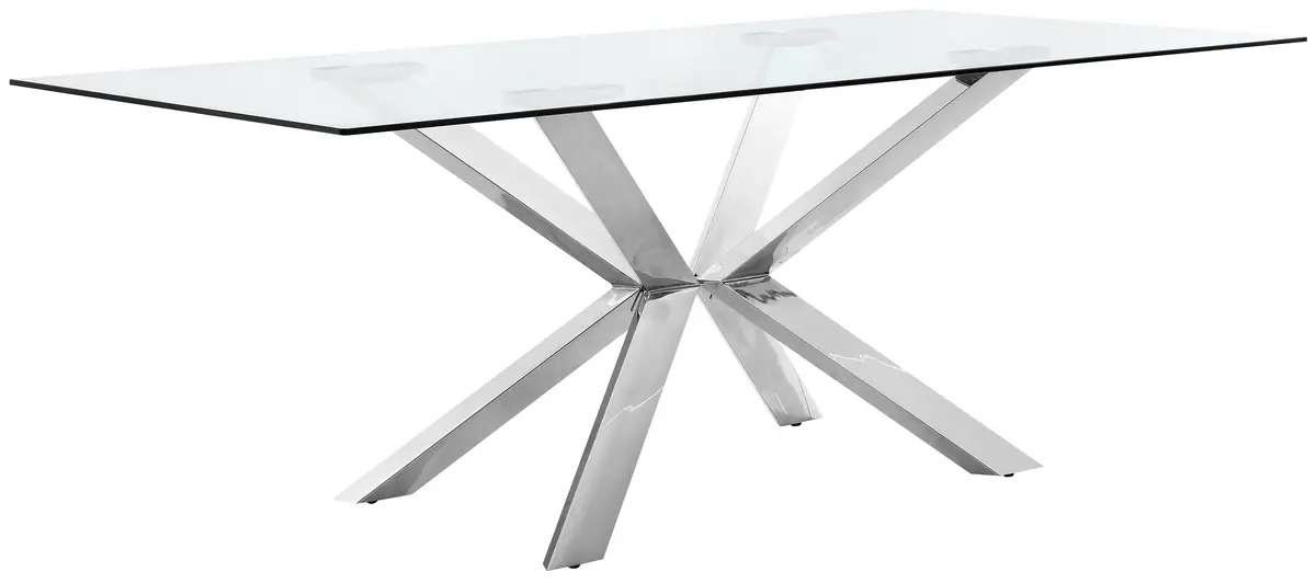Juno Chrome Dining Table 1