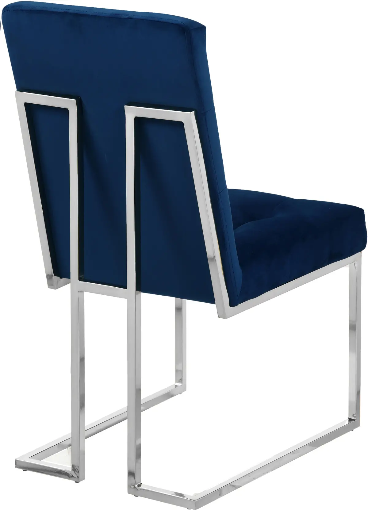 Alexis Navy Velvet Dining Chair 2