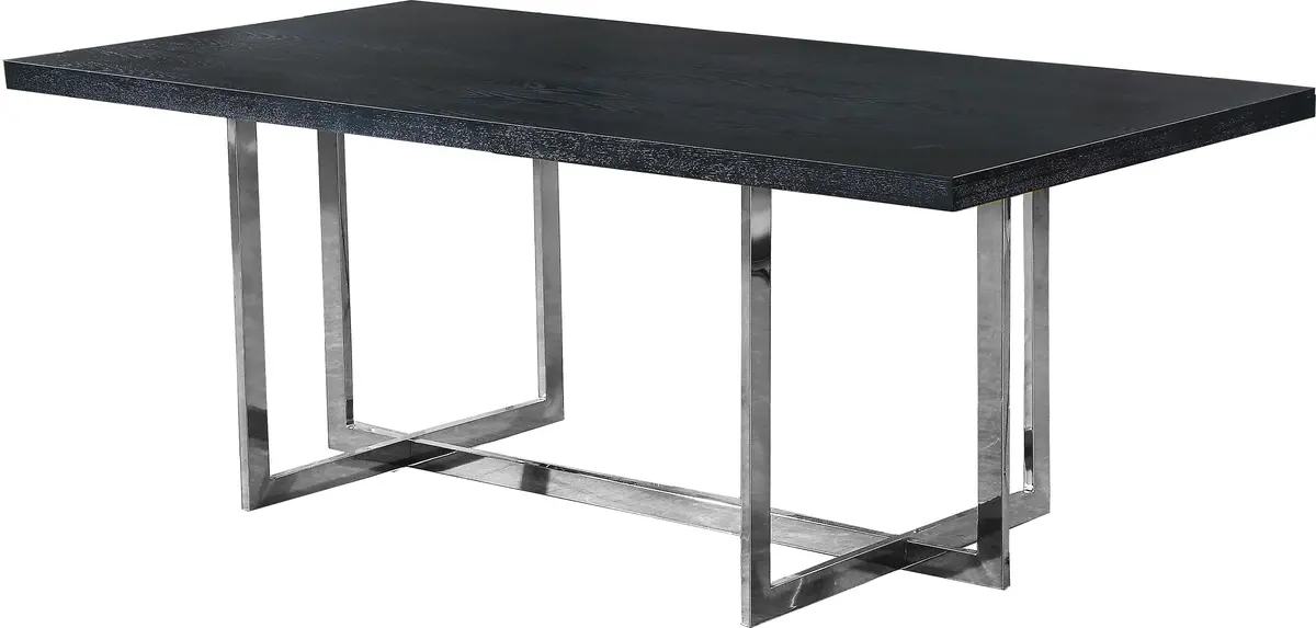 Elle Chrome Dining Table 1