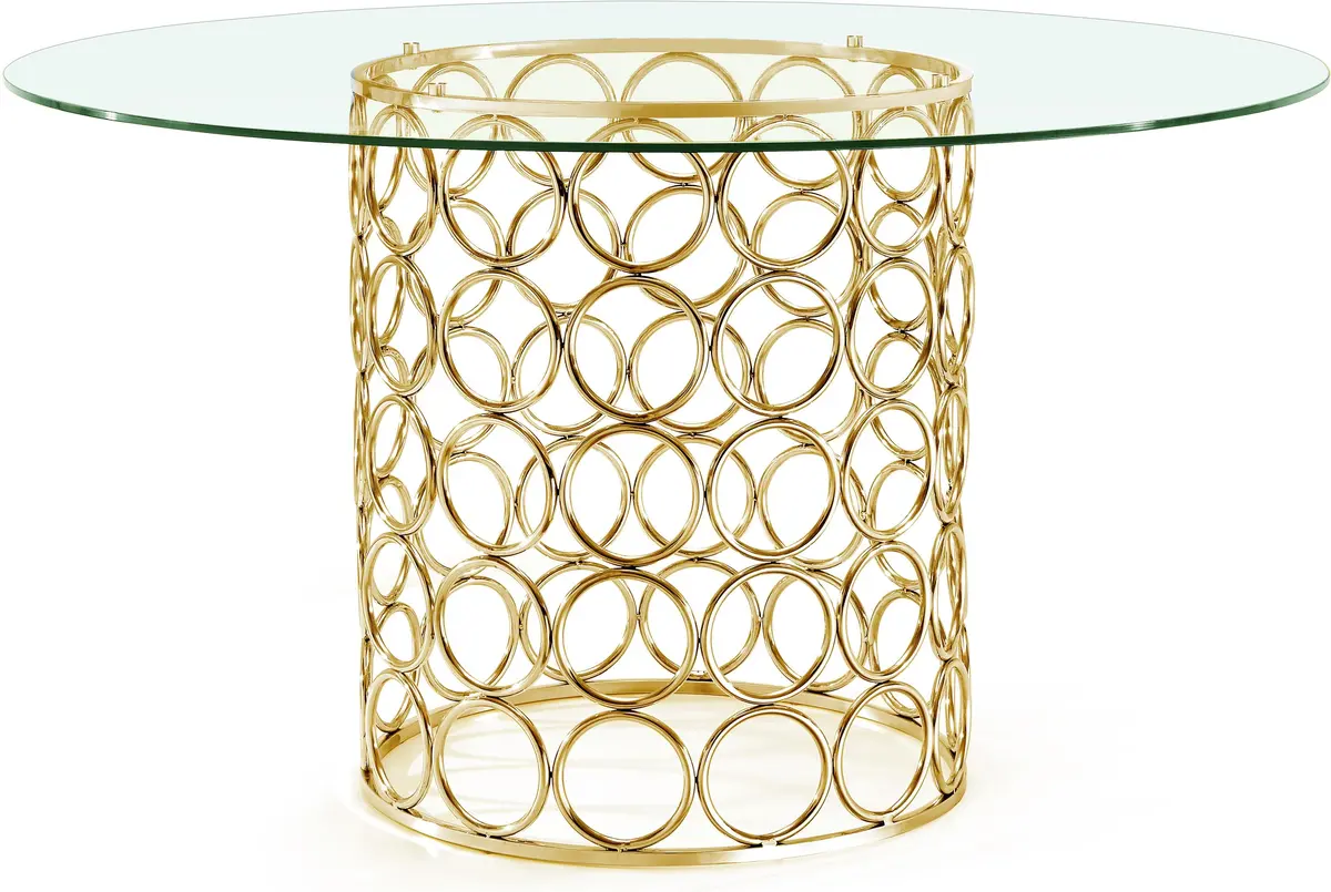 Opal Gold Dining Table 1
