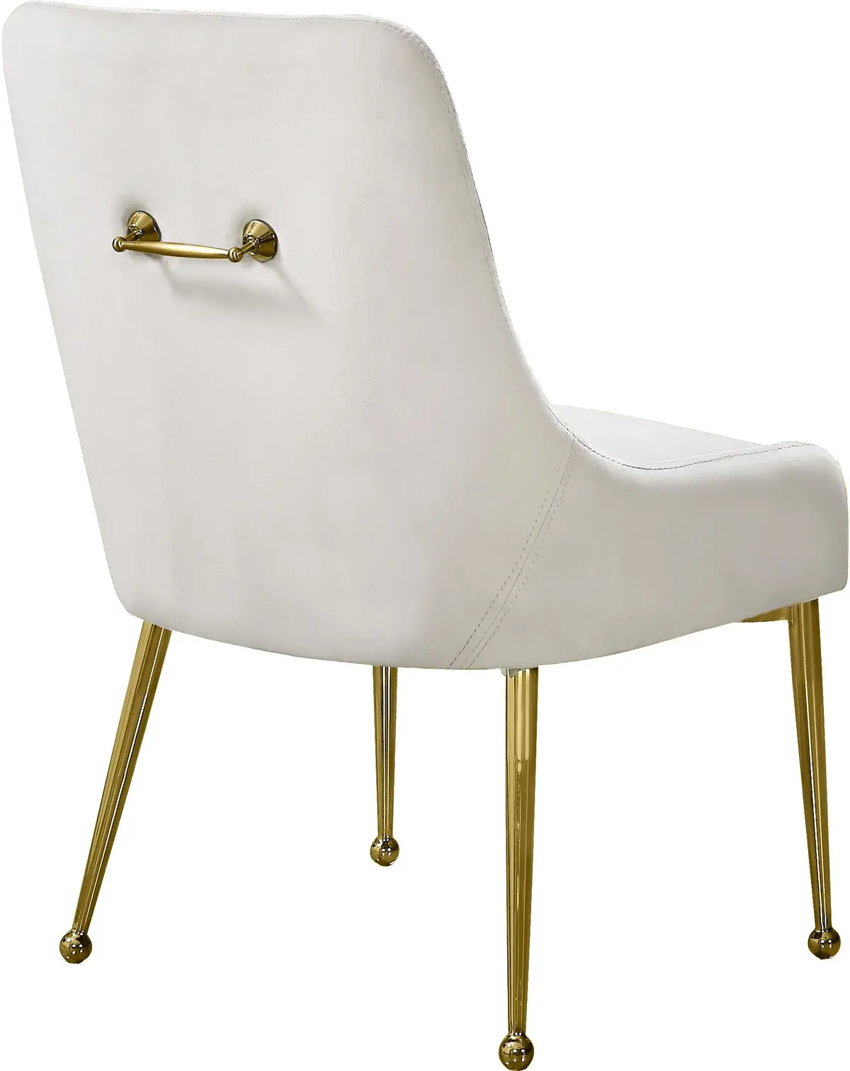 Owen Cream Velvet Dining Chair 2