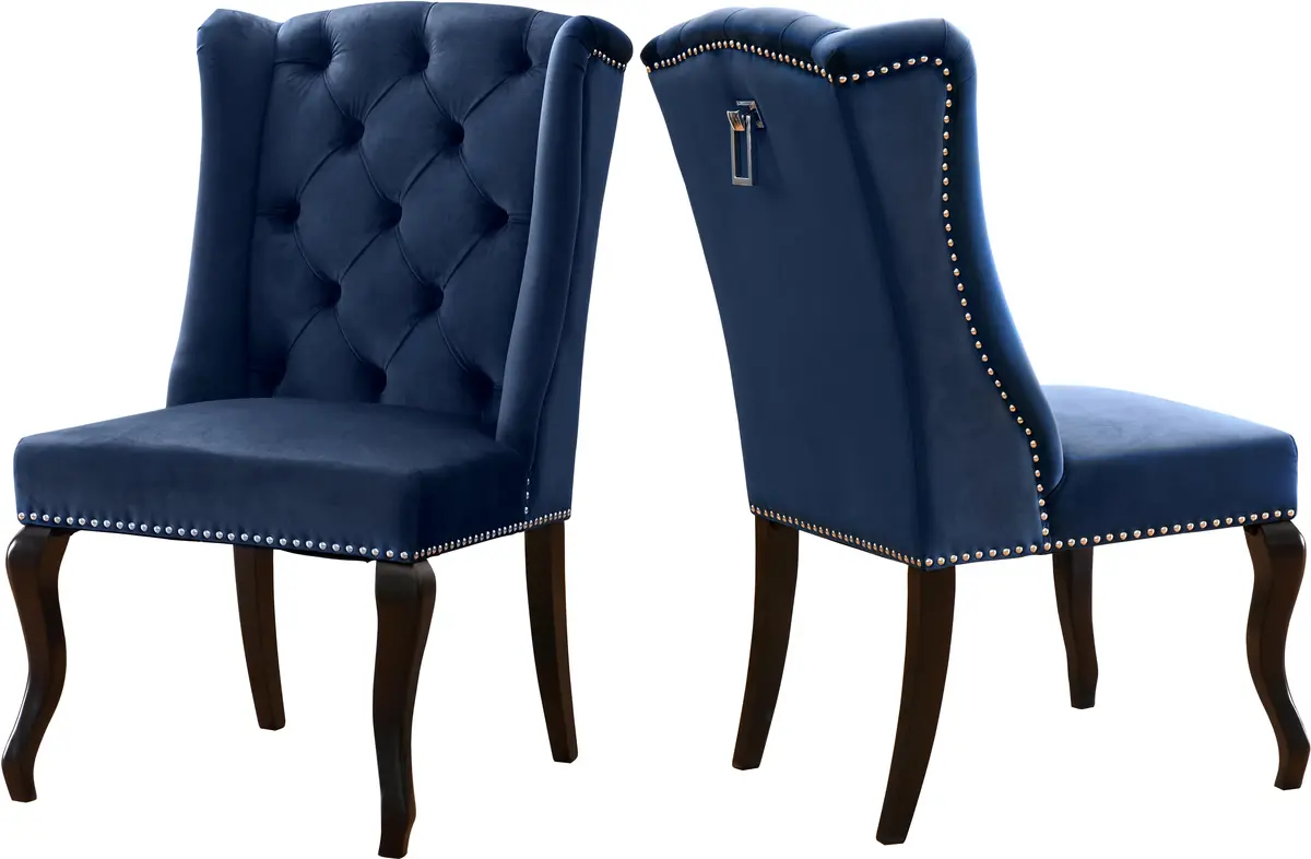 Suri Navy Velvet Dining Chair 1