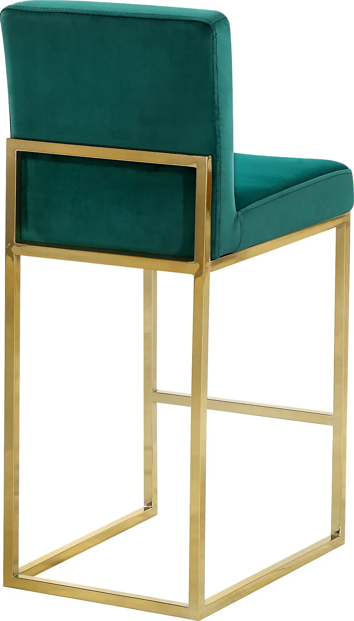 Giselle Green Velvet Stool 2